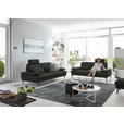 3-SITZER-SOFA in Leder Dunkelgrün  - Dunkelgrün/Schwarz, Design, Leder/Metall (222/86/104cm) - Dieter Knoll