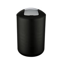KOZMETICKÝ KÔŠ, 9 l - čierna/strieborná, Basics, plast (10/15cm)