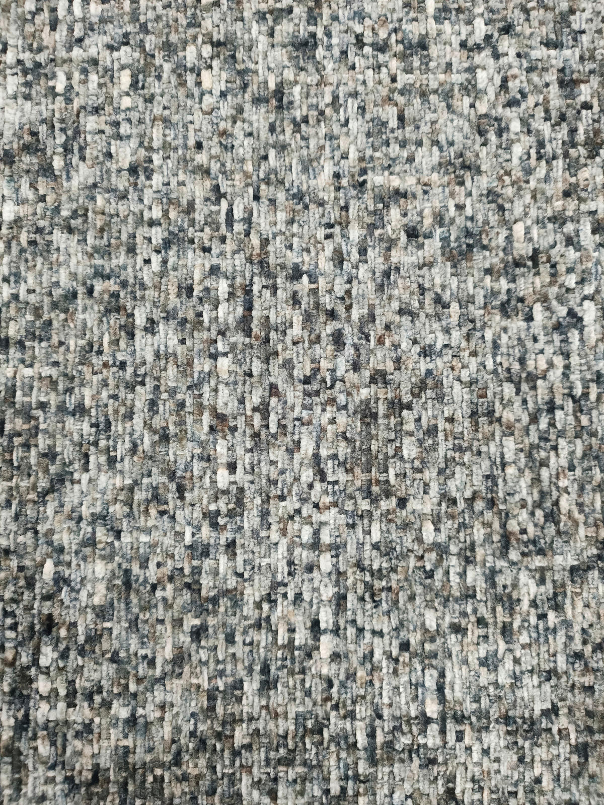 STUHL  in Eisen Chenille Metall, Textil  - Schwarz/Grau, Design, Textil/Metall (55/89/61cm) - Ambia Home