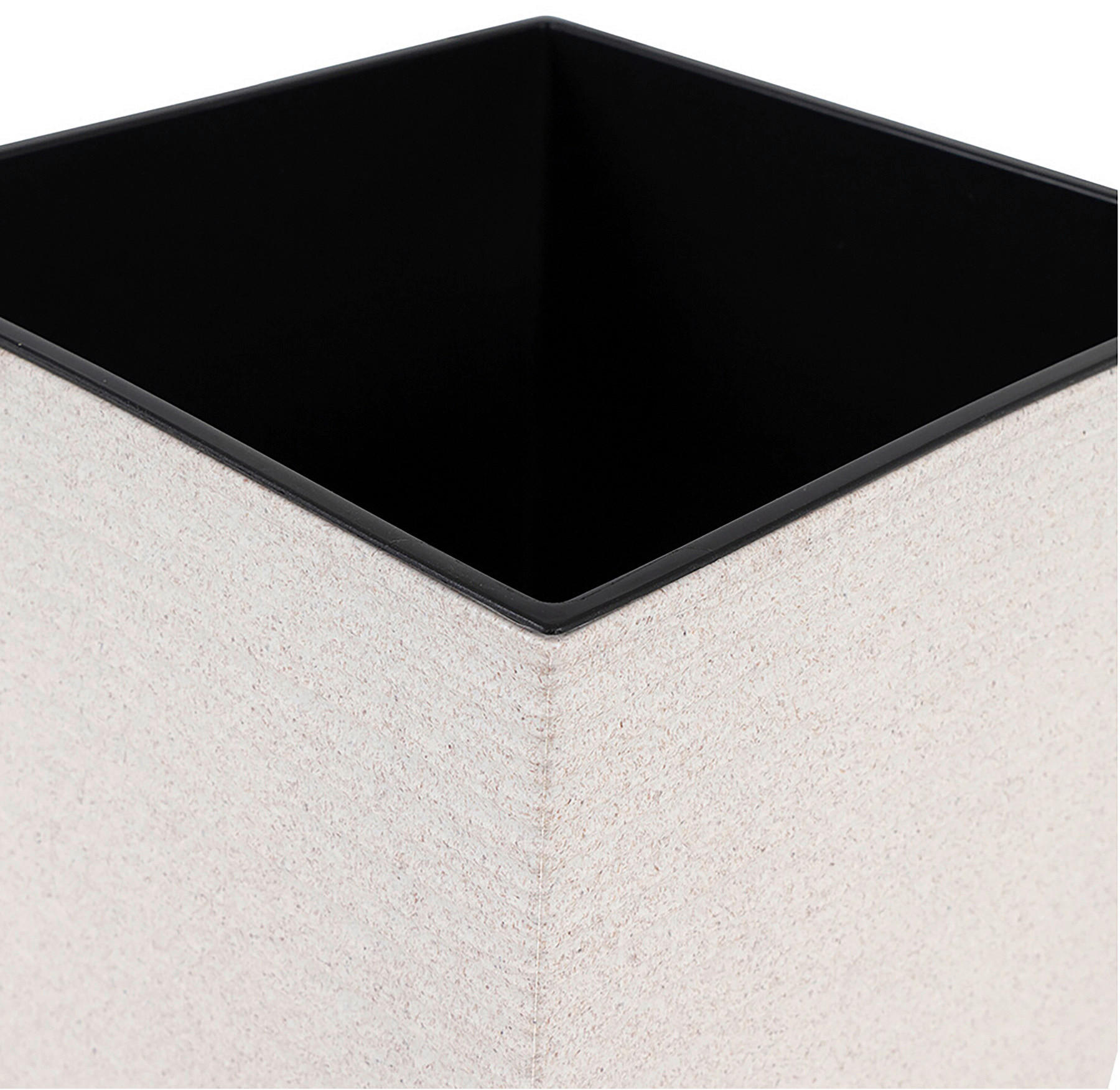 ÜBERTOPF-SET  - Creme, Basics, Kunststoff (25/46,5/25cm) - Siena Garden