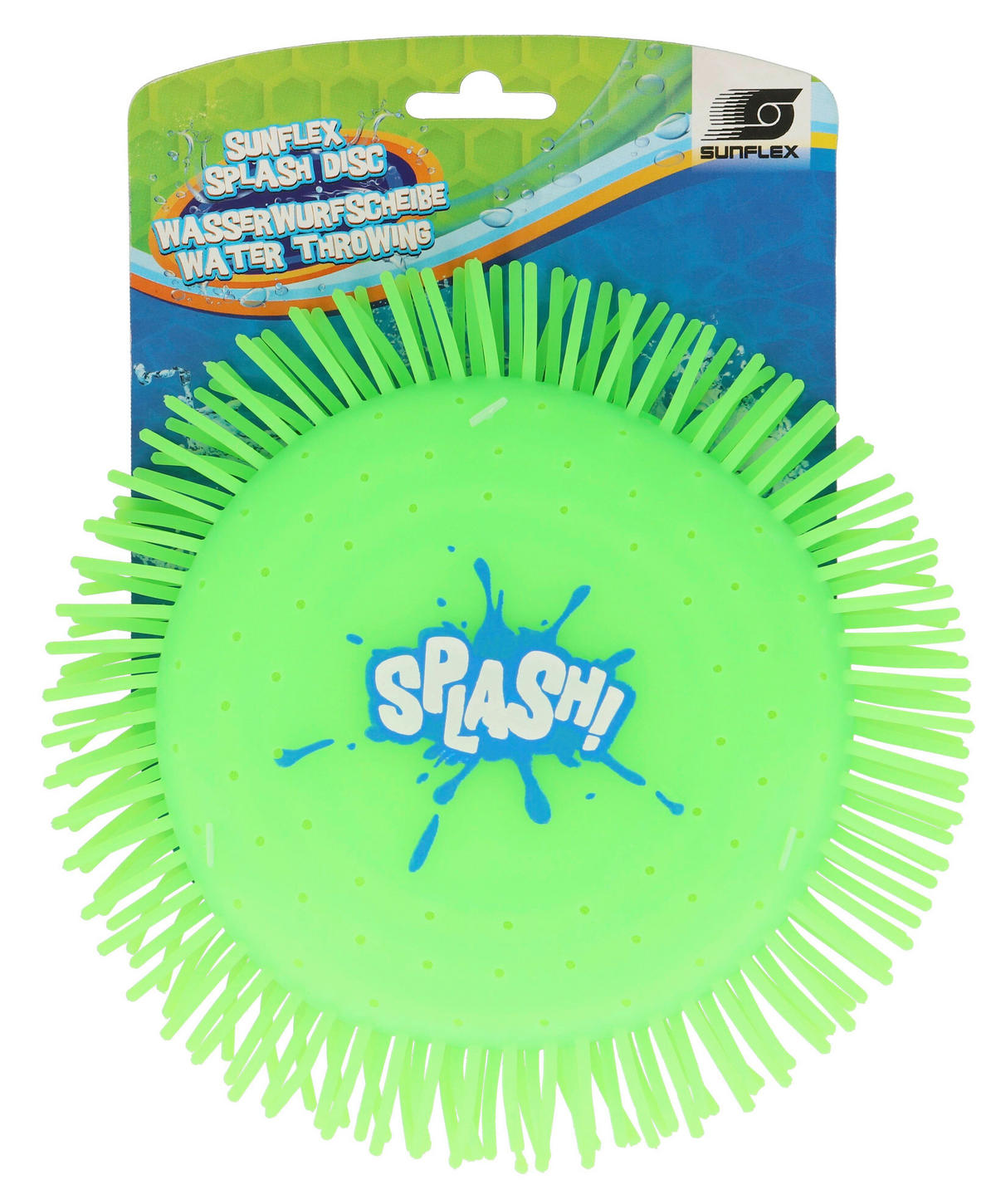 WURFSCHEIBE Hellblau, Limette  - Limette/Hellblau, Basics, Kunststoff (17cm) - sunflex