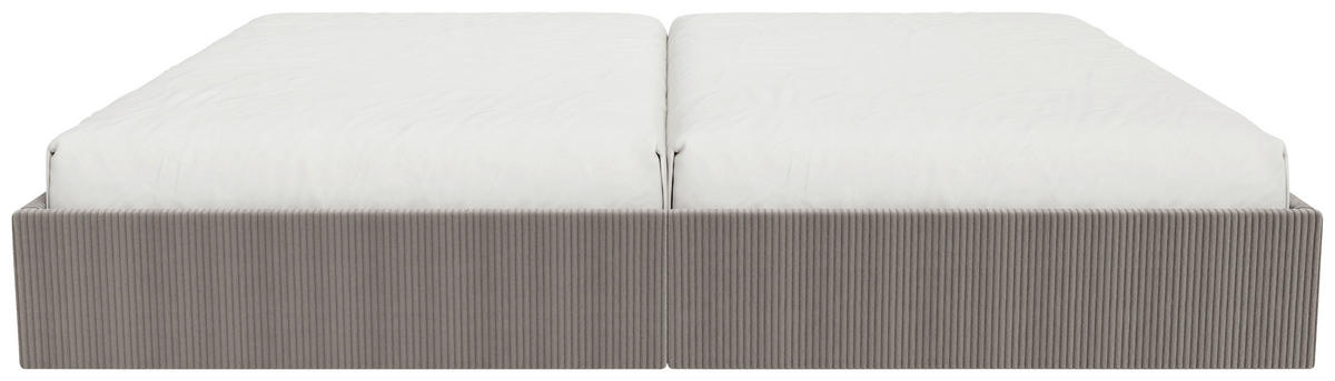 POLSTERBETT 240/200 cm,  in Anthrazit, Lattenrost, Bettkasten,  - Anthrazit/Schwarz, Design, Holz/Textil (240/200cm) - Boxxx