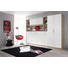 REGAL Eichefarben, Weiß - Eichefarben/Silberfarben, Design, Kunststoff (212/93/38cm) - Carryhome