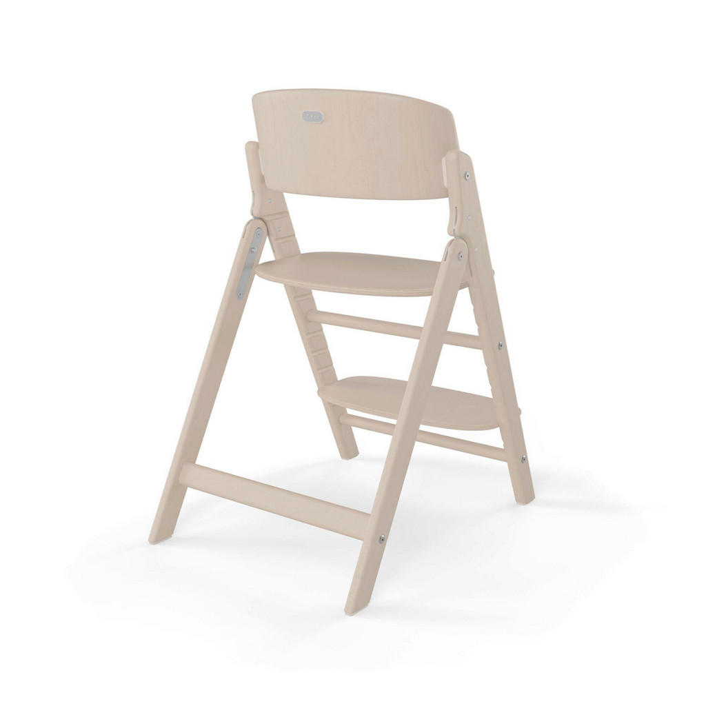 Thumbnail - Cybex Hochstuhl Click & Fold, Natur, Holz, Buche, massiv, Sperrholz, 47.3x81.5x62.6 cm, Fußstütze verstellbar, Sitzfläch...