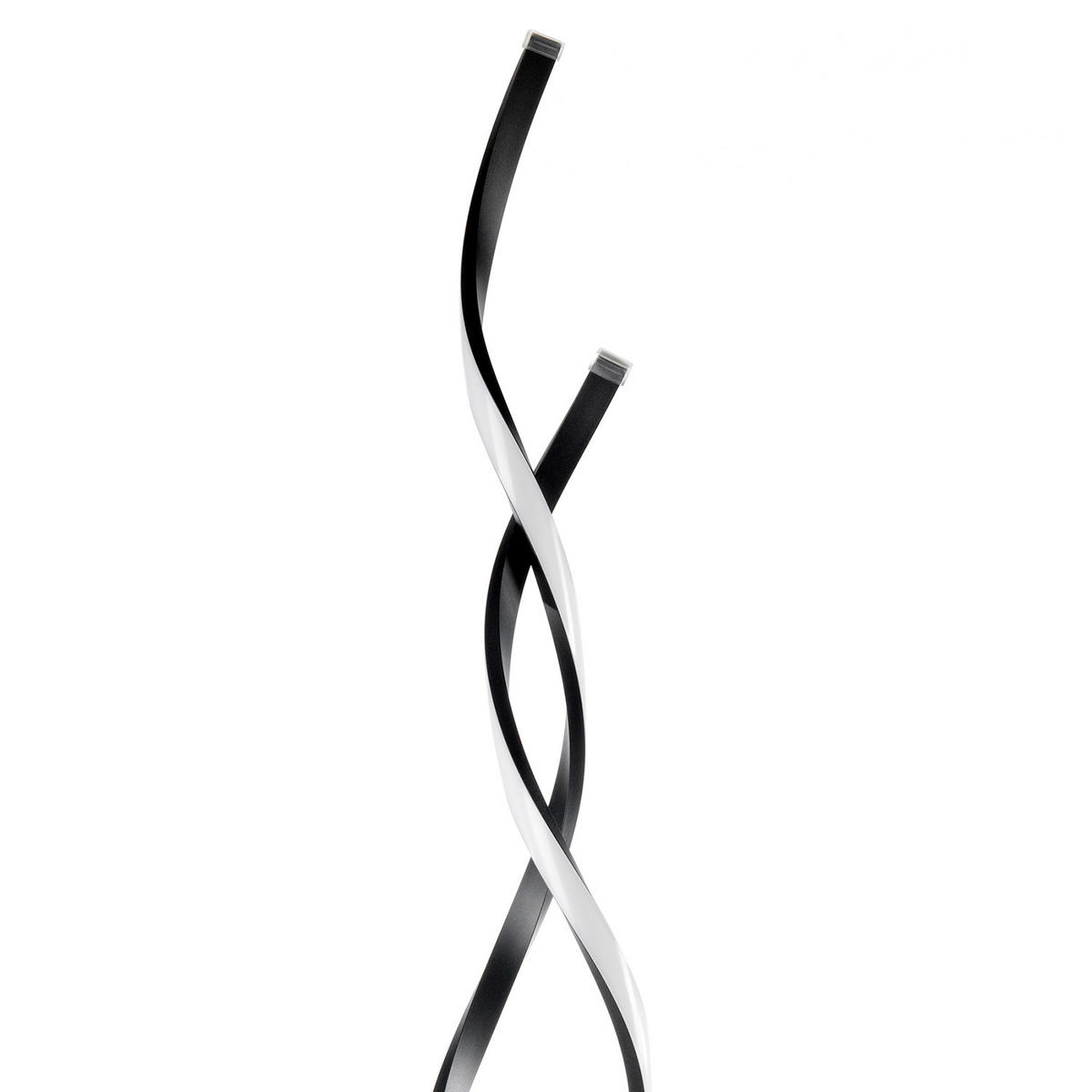 LED-STEHLEUCHTE 20/20/110 cm    - Titanfarben/Schwarz, Design, Kunststoff/Metall (20/20/110cm)