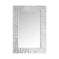 WANDSPIEGEL 60/90/4 cm    in rechteckig  - Silberfarben, Basics, Glas/Metall (60/90/4cm) - Kayoom