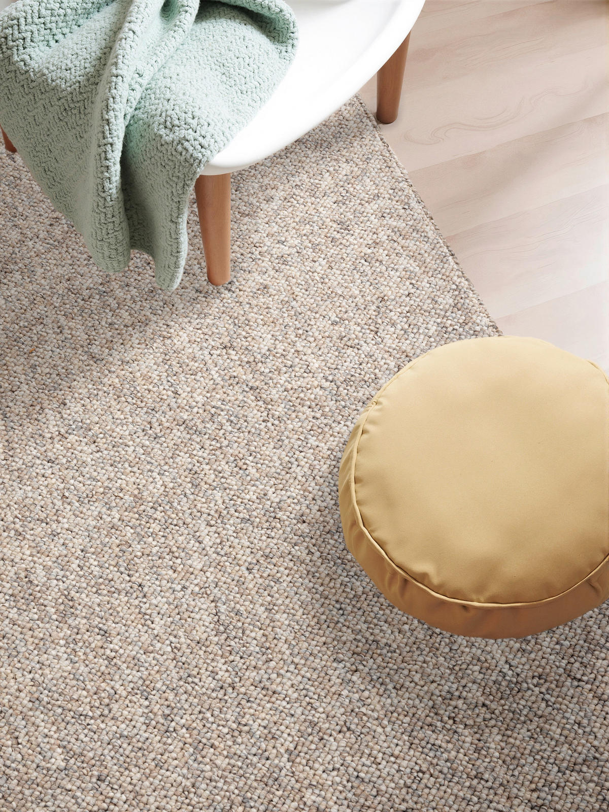 TUFTTEPPICH 120/170 cm Rocco Creme, Multicolor  - Multicolor/Creme, Basics, Kunststoff (120/170cm) - Elle Decoration