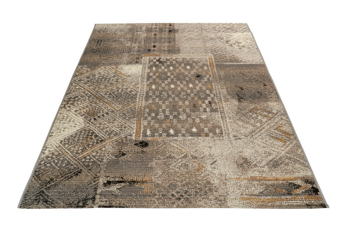 OUTDOORTEPPICH 160/230 cm  - Beige/Grau, Design, Textil (160/230cm) - Novel