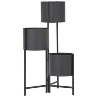 BLUMENSTÄNDER Metall  - Schwarz, Trend, Metall (36/65/36cm) - Landscape