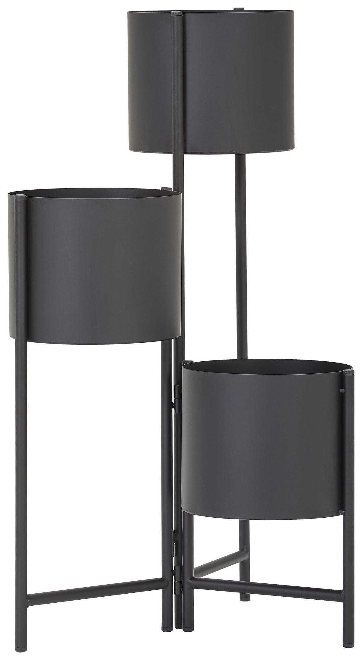 BLUMENSTÄNDER Metall  - Schwarz, Trend, Metall (36/65/36cm) - Landscape