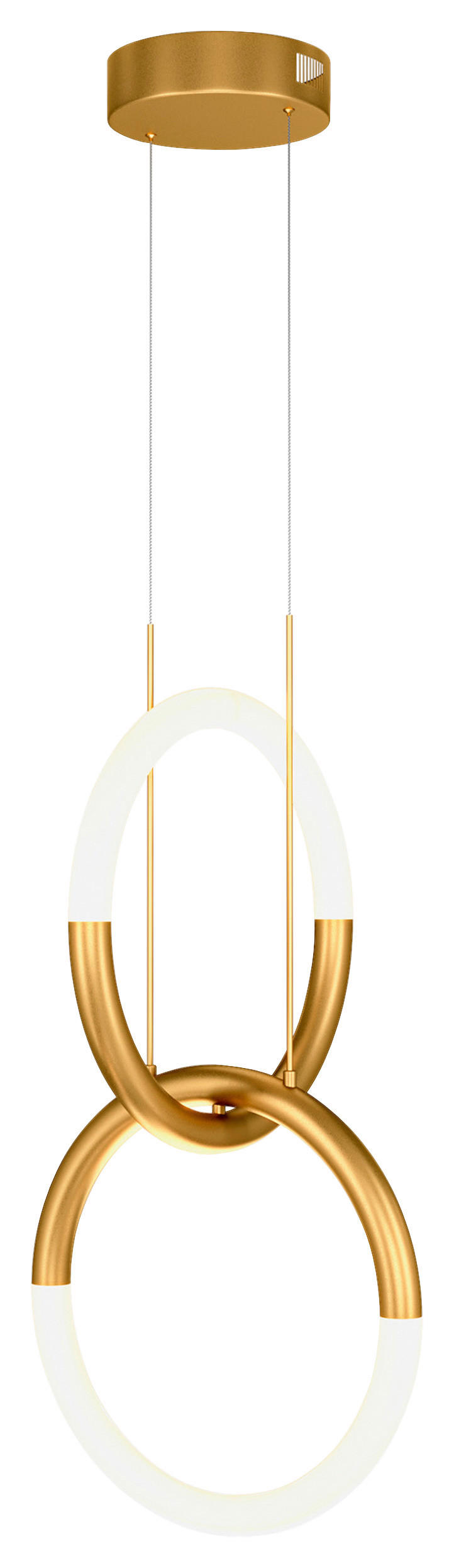PENDELLEUCHTE 34/55/34 cm  - Goldfarben, Trend, Metall (34/55/34cm) - MAYTONI