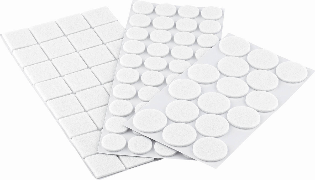 SET ŠTITNIKA OD FILCA   bijela   - bijela, Basics, tekstil - Boxxx