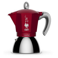 ESPRESSOKOCHER  - Rot, Basics, Metall (14/11,5/17,5cm) - Bialetti