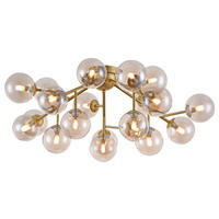 DECKENLEUCHTE 75/22,5 cm   - Goldfarben, Trend, Glas/Metall (75/22,5cm) - MAYTONI
