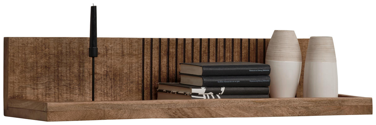 WANDBOARD  100/20/25 cm  - Hellbraun/Naturfarben, Design, Holz (100/20/25cm) - Carryhome