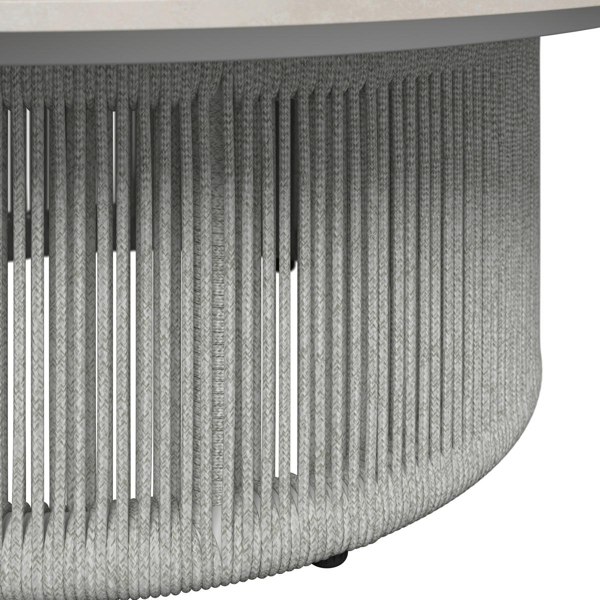 KERTI BÚTORSZETT 5 részes  - Pezsgő/fehér, Design, textil/fém - Amatio