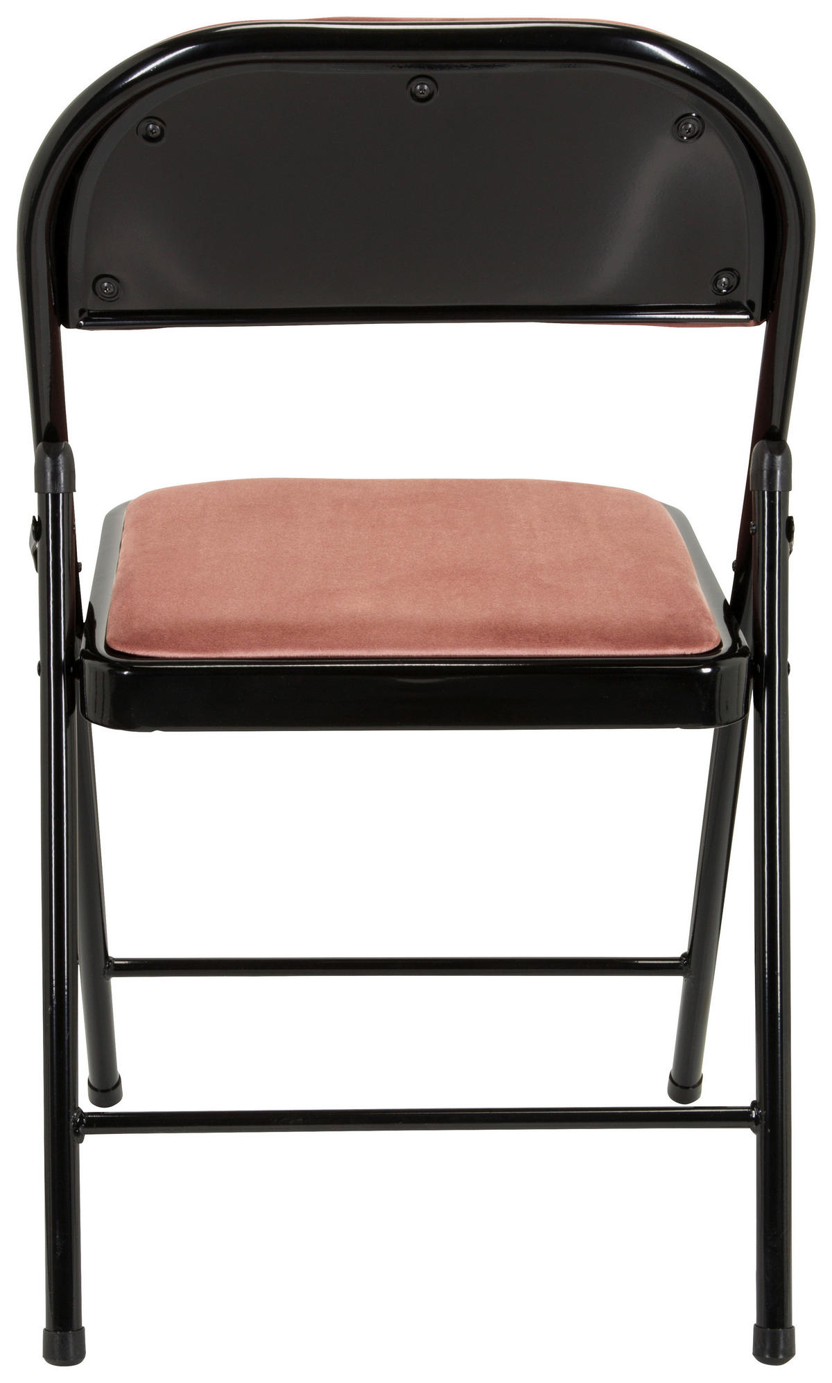 SKLÁDACÍ ŽIDLE, růžová, černá - růžová/černá, Basics, kov/textil (44/80/49cm) - MID.YOU