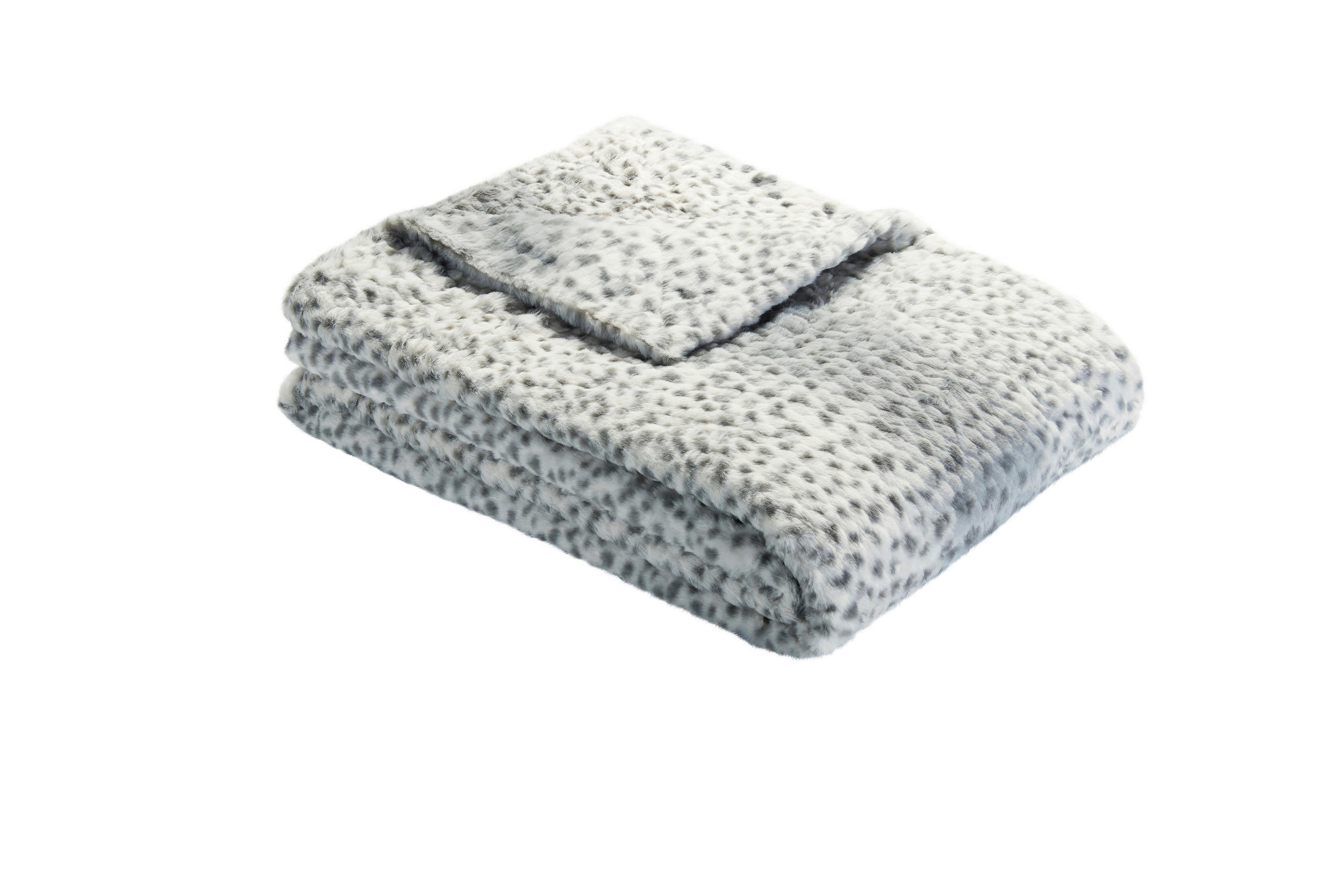 DEKA, polyester, 150/200 cm - biela/svetlosivá, Lifestyle, textil (150/200cm) - Bugatti