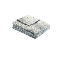 DEKA, polyester, 150/200 cm - biela/svetlosivá, Lifestyle, textil (150/200cm) - Bugatti