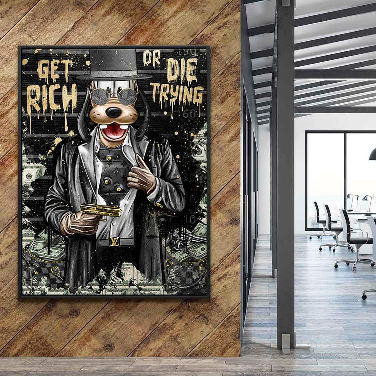 KUNSTDRUCK  - Multicolor, Basics, Holz (80x60cm)