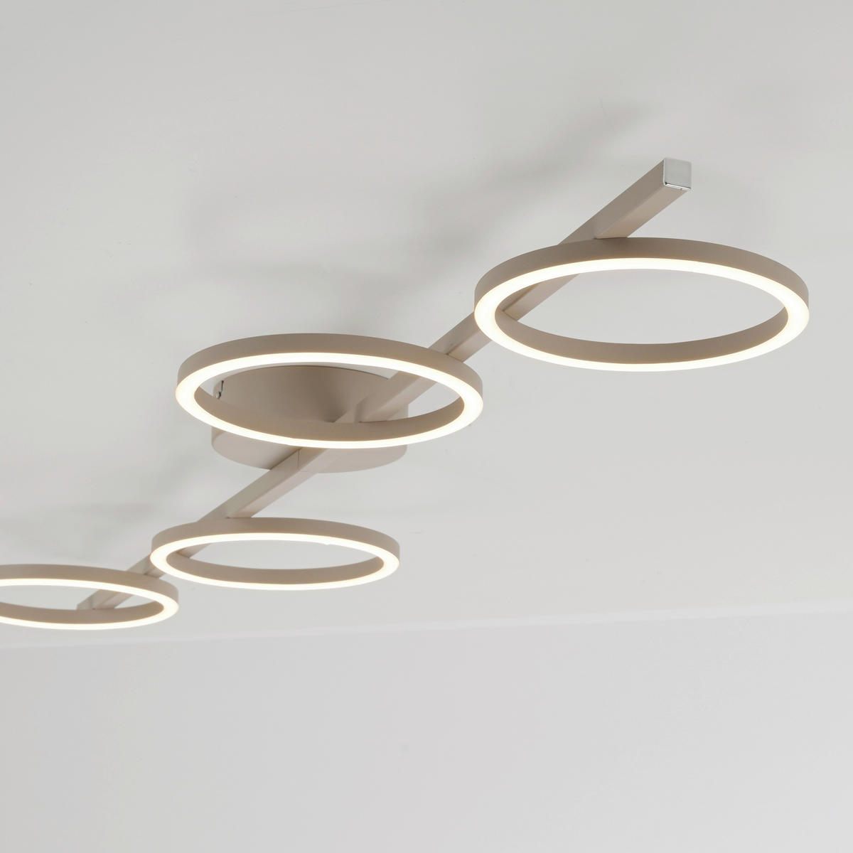 LED-DECKENLEUCHTE 120/30,5/7 cm   - Sandfarben, Design, Kunststoff/Metall (120/30,5/7cm) - Schöner Wohnen