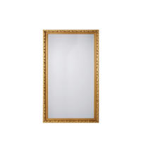 WANDSPIEGEL 100/200/3 cm    in rechteckig  - Goldfarben, KONVENTIONELL, Glas/Holz (100/200/3cm) - Milino