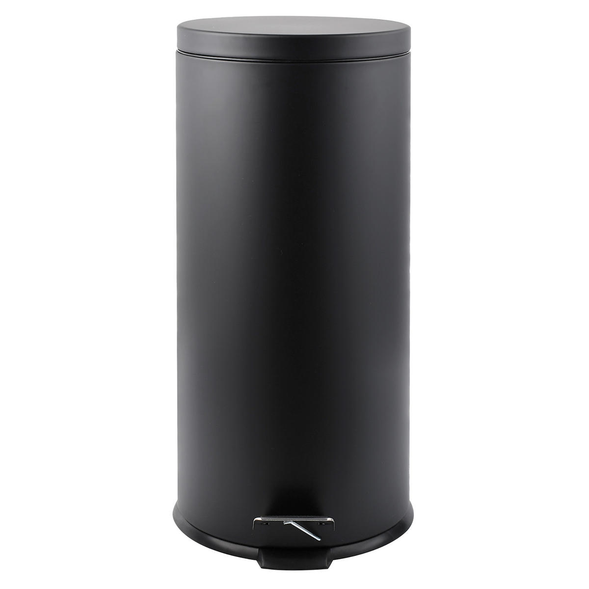 ABFALLEIMER 30 L  - Schwarz, Basics, Kunststoff/Metall (29.5/63.5/29.5cm) - Spirella