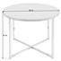 BEISTELLTISCH in Glas - Chromfarben/Klar, Design, Glas/Metall (50/50cm) - Carryhome BEISTELLTISCH in Glas - Chromfarben/Klar, Design, Glas/Metall (50/50cm) - Carryhome