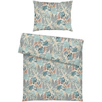 BETTWÄSCHE Atelier Makosatin 140/200 cm  - Azurblau, Design, Textil (140/200cm) - Estella