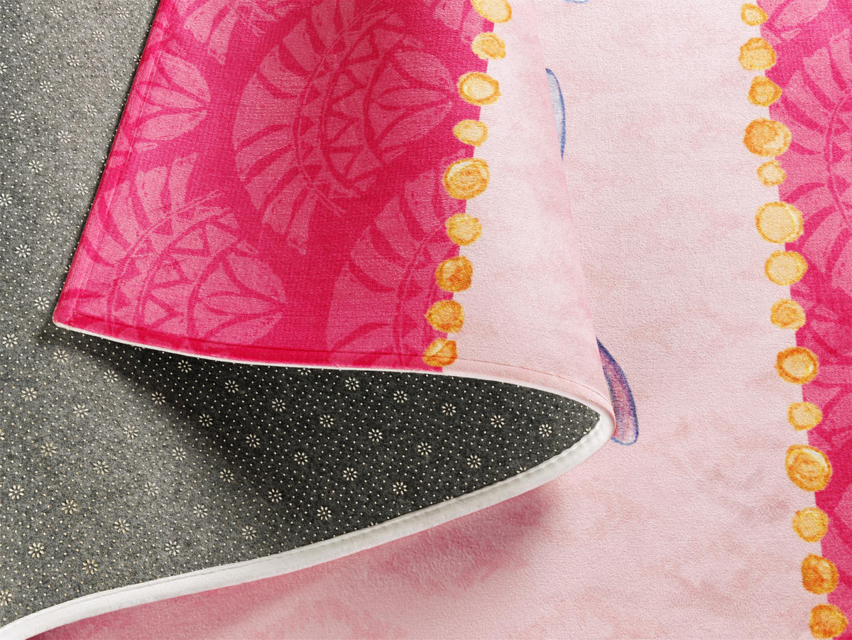KINDERTEPPICH 140/200 cm Prinzessin Lillifee  - Pink/Rosa, Trend, Kunststoff/Textil (140/200cm)