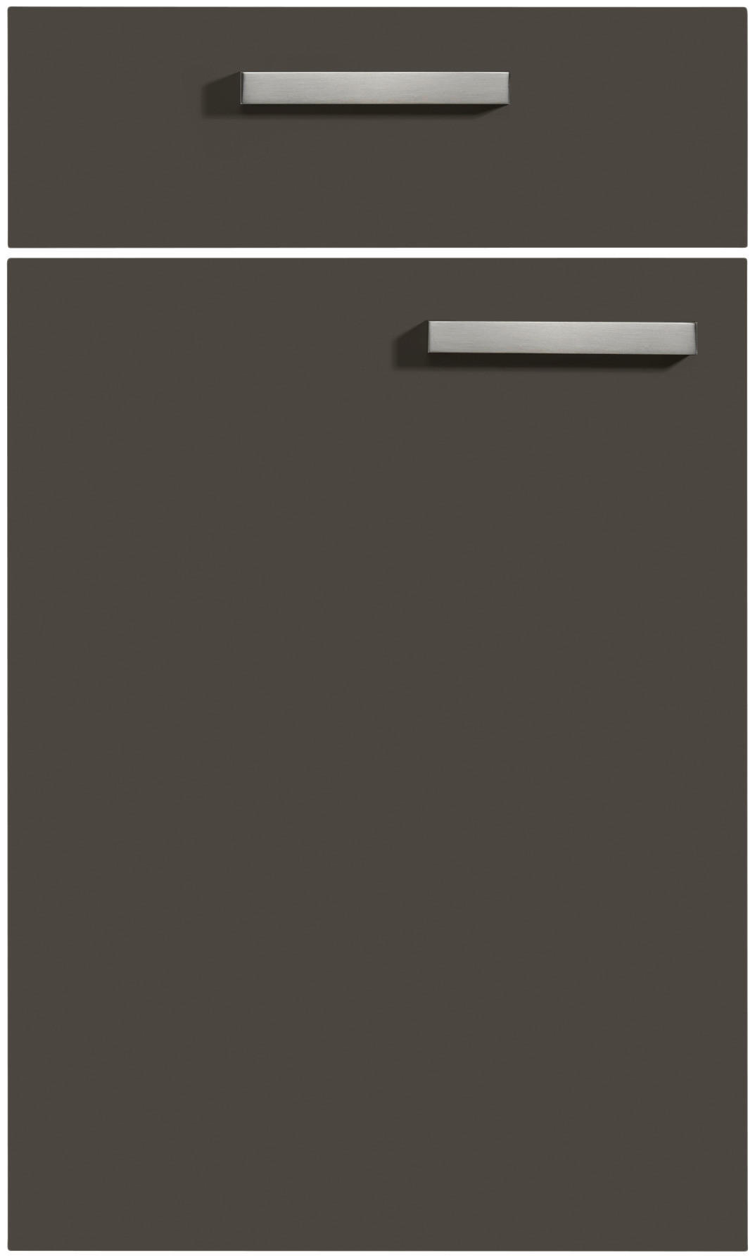 ECKKÜCHE 305/225 cm  in Graphitfarben, Eichefarben, Dunkelgrün  - Dunkelgrün/Edelstahlfarben, Design, Holzwerkstoff/Metall (305/225cm) - Nolte Küchen