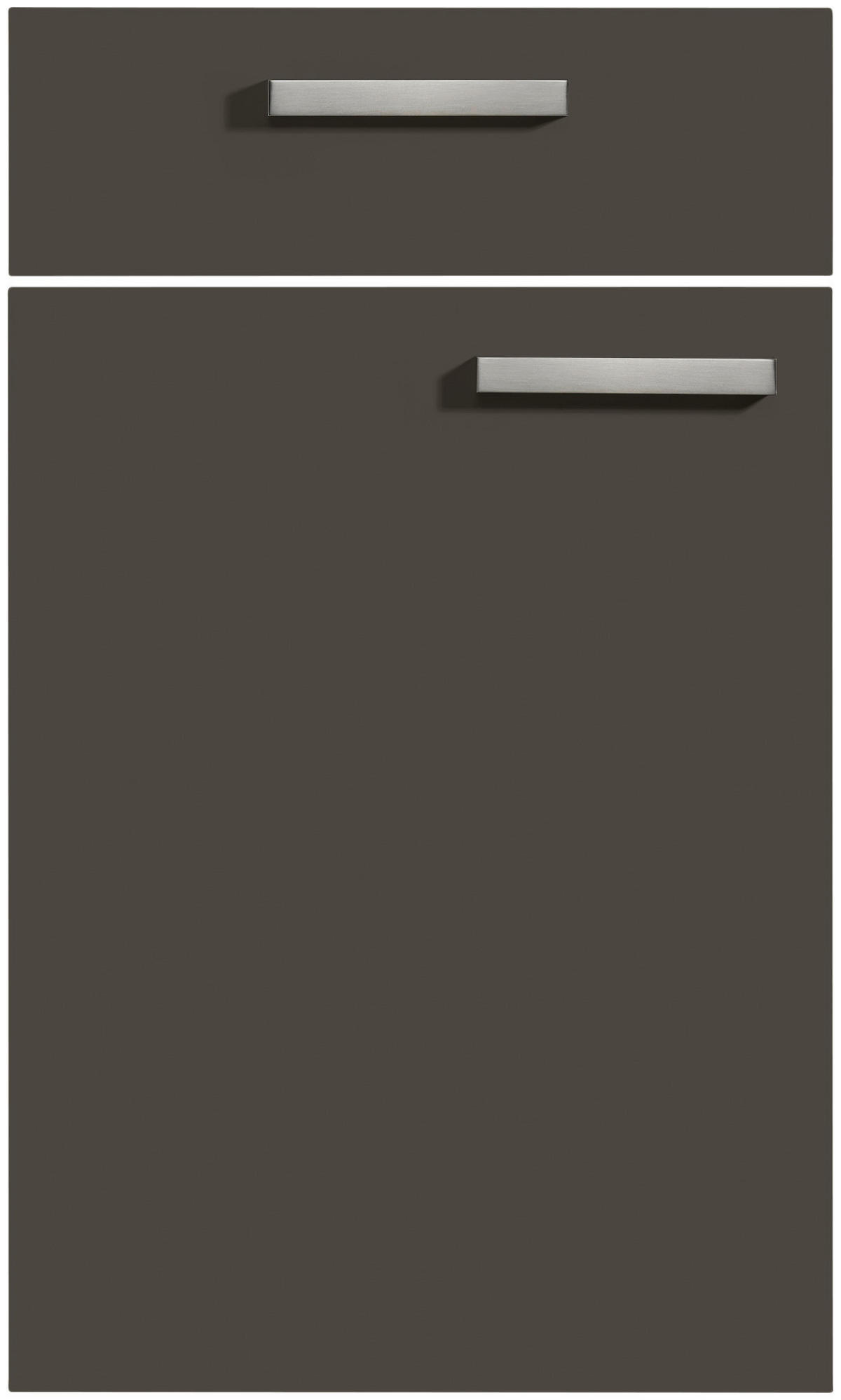 ECKKÜCHE 305/225 cm  in Graphitfarben, Eichefarben, Dunkelgrün  - Dunkelgrün/Edelstahlfarben, Design, Holzwerkstoff/Metall (305/225cm) - Nolte Küchen