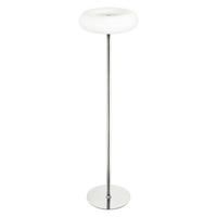 LED-STEHLEUCHTE 40/146 cm  - Edelstahlfarben/Weiß, Basics, Glas/Metall (40/146cm) - Osram