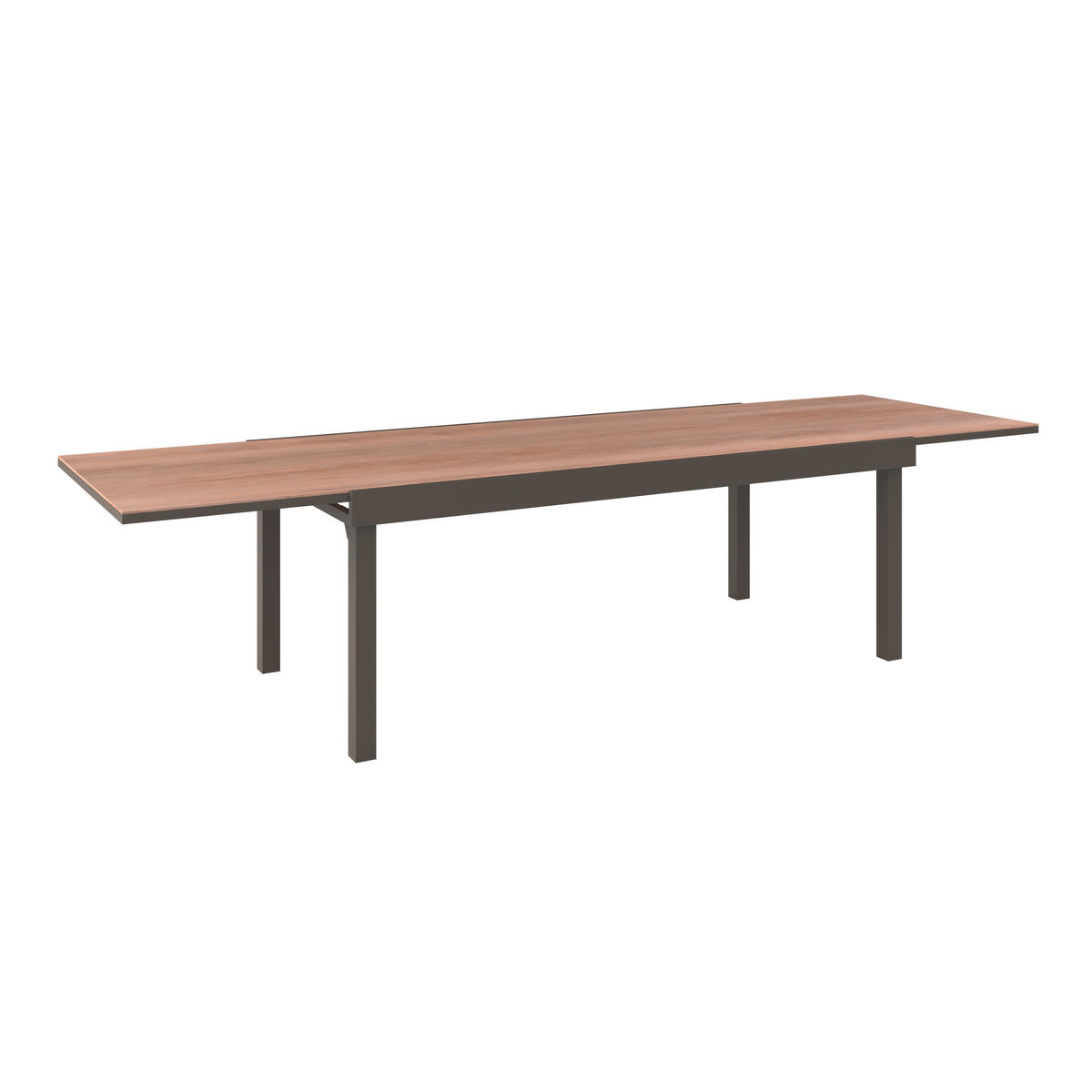 KERTI ASZTAL   - barna, Modern, műanyag/fém (200/320/75/100cm) - Ambia Garden