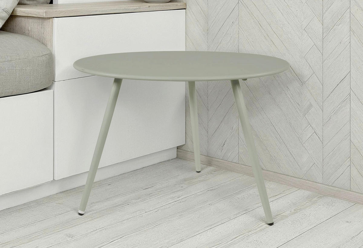 LOUNGETISCH  - Hellgrün, MODERN, Metall (60/41cm) - Ambia Garden