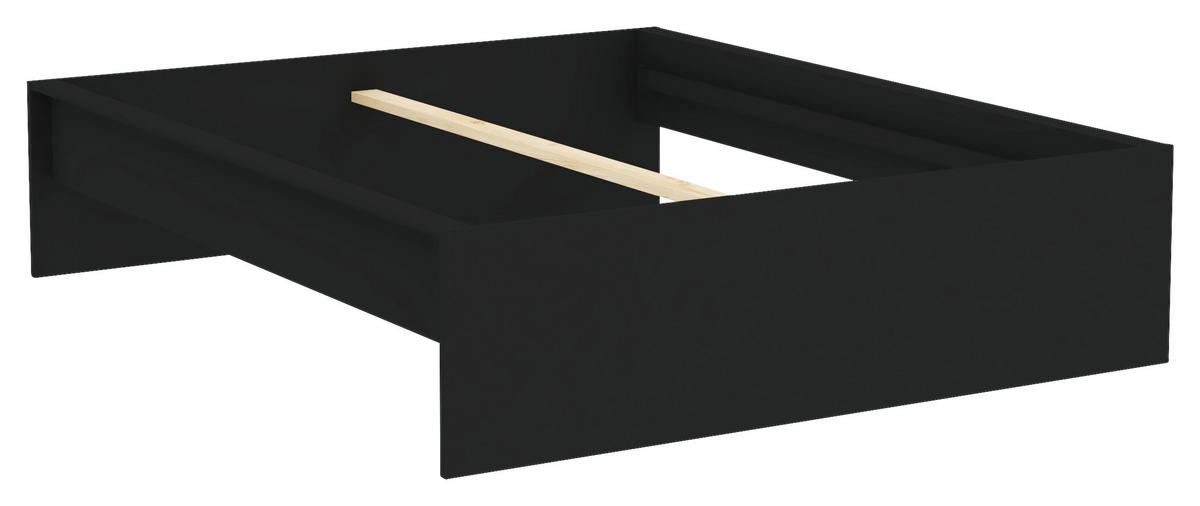 Cadru De Pat - antracit, Konventionell, material pe bază de lemn (160/200cm) - Hom`in