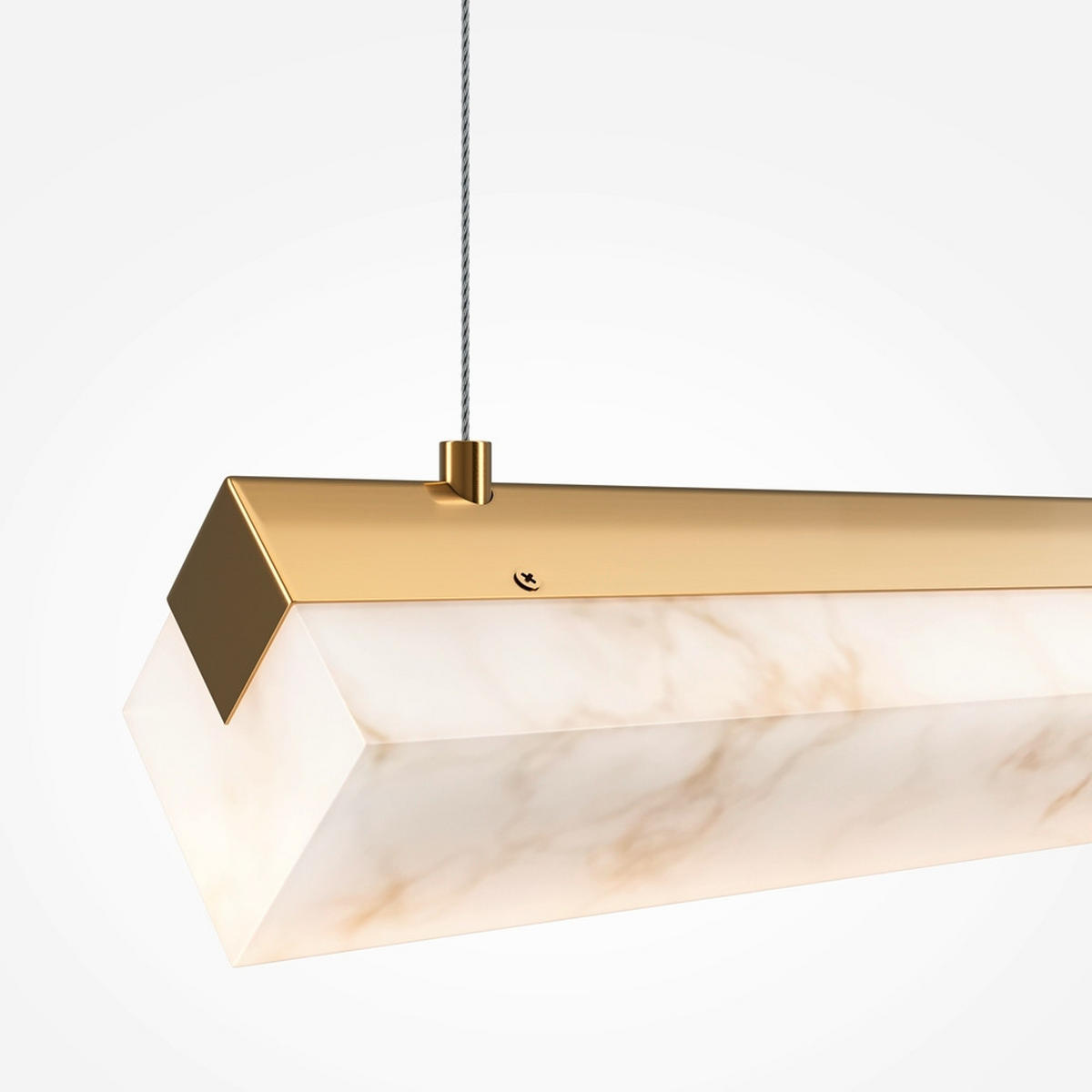 PENDELLEUCHTE 100/8,5/96,2 cm   - Messingfarben, MODERN, Metall (100/8,5/96,2cm) - MAYTONI