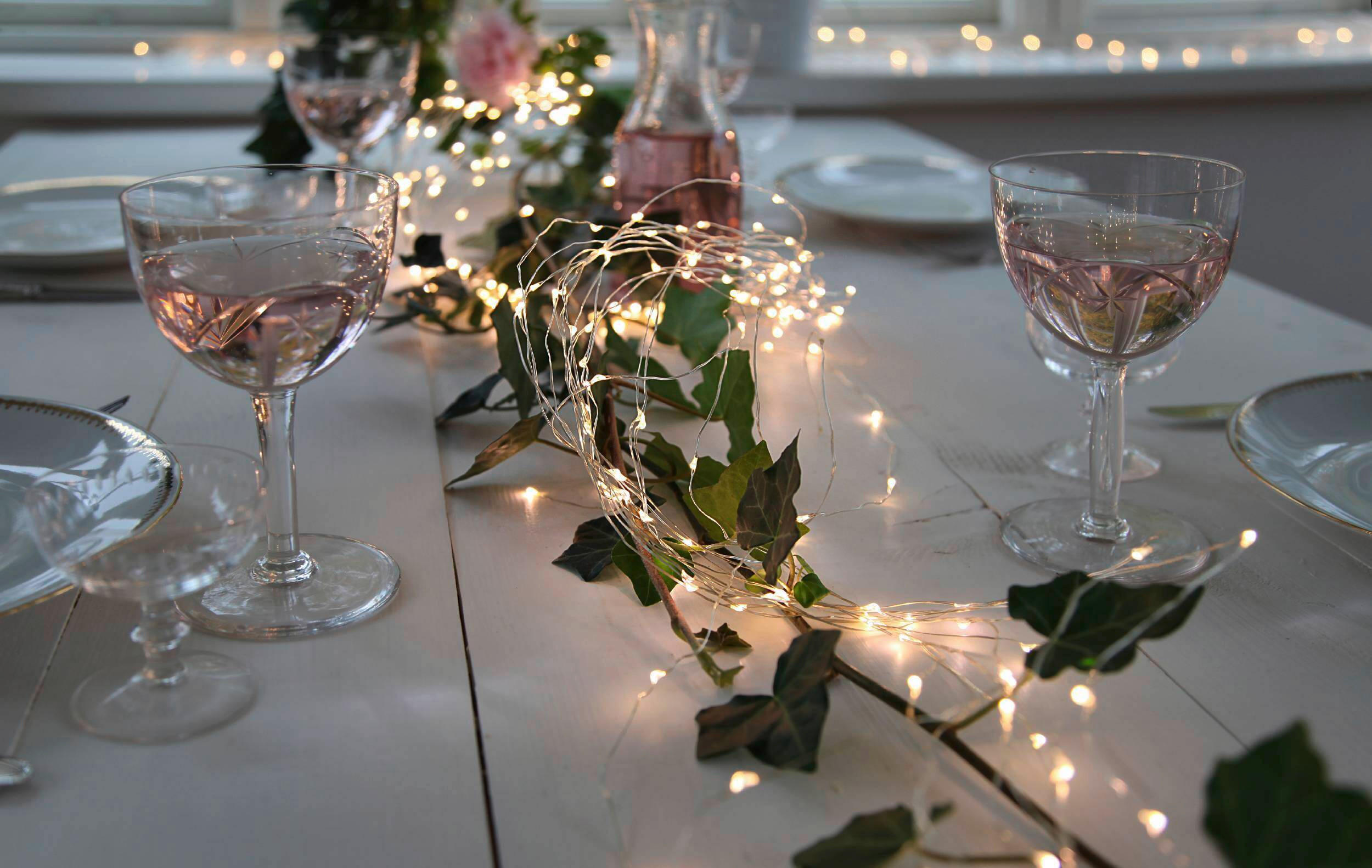 LICHTERKETTE 200 cm  - Transparent/Silberfarben, Basics, Kunststoff/Metall (200cm) - Eglo