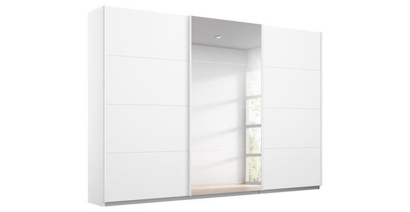 SCHWEBETÜRENSCHRANK 271/210/62 cm 3-türig Weiß - Weiß, KONVENTIONELL, Holzwerkstoff/Metall (271/210/62cm) - Xora