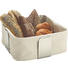 BROTKORB - Sandfarben/Edelstahlfarben, Basics, Textil/Metall (25,5/10,5/25,5cm) - Blomus