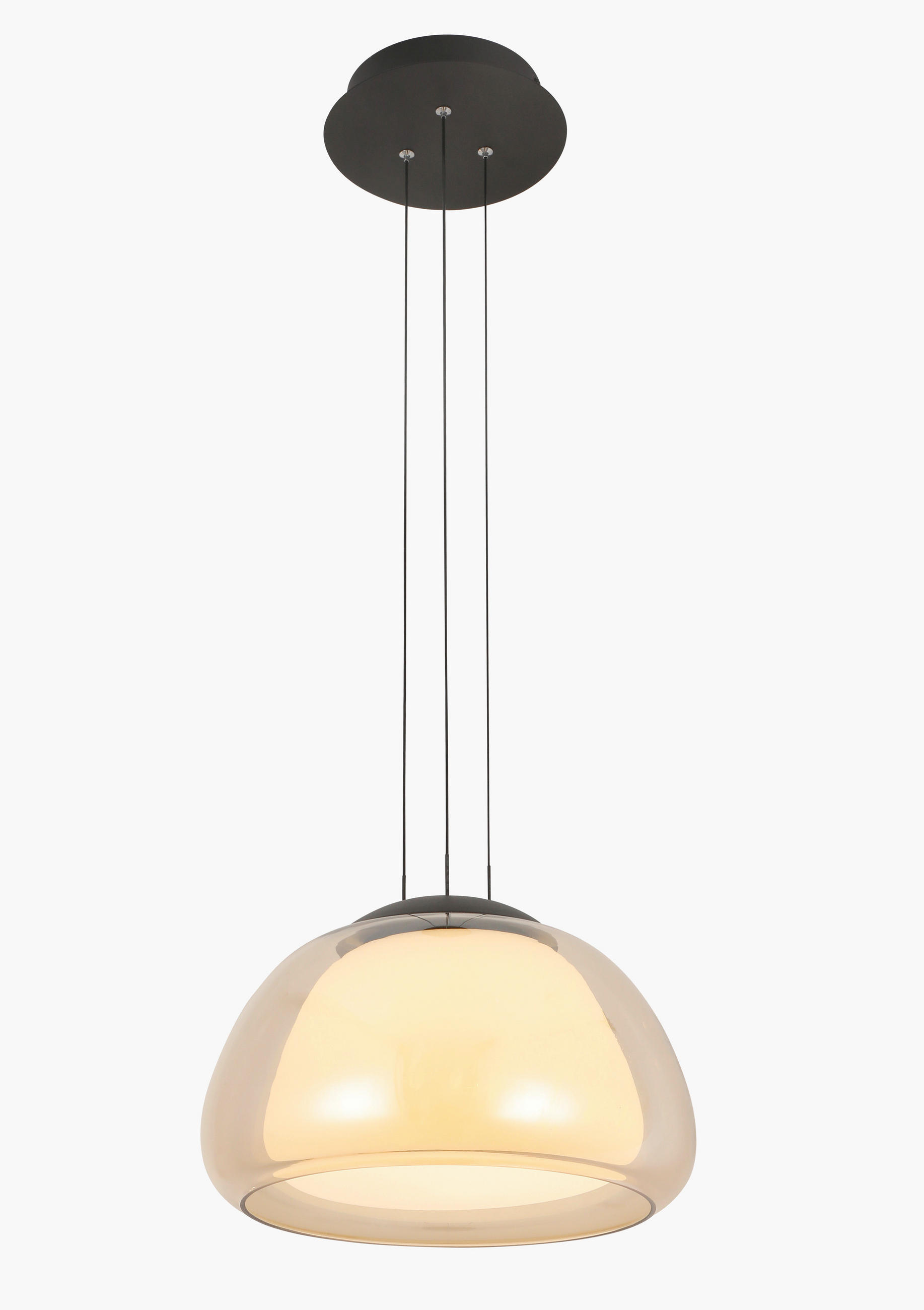 Hell Led-Hängeleuchte Luxxo Schwarz 60-150 cm
