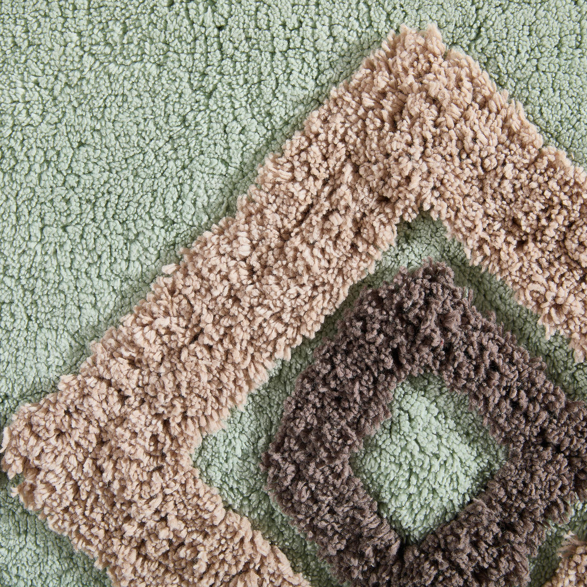 BADEMATTE Grün 70/120 cm  - Grün, KONVENTIONELL, Textil (70/120cm) - Esposa