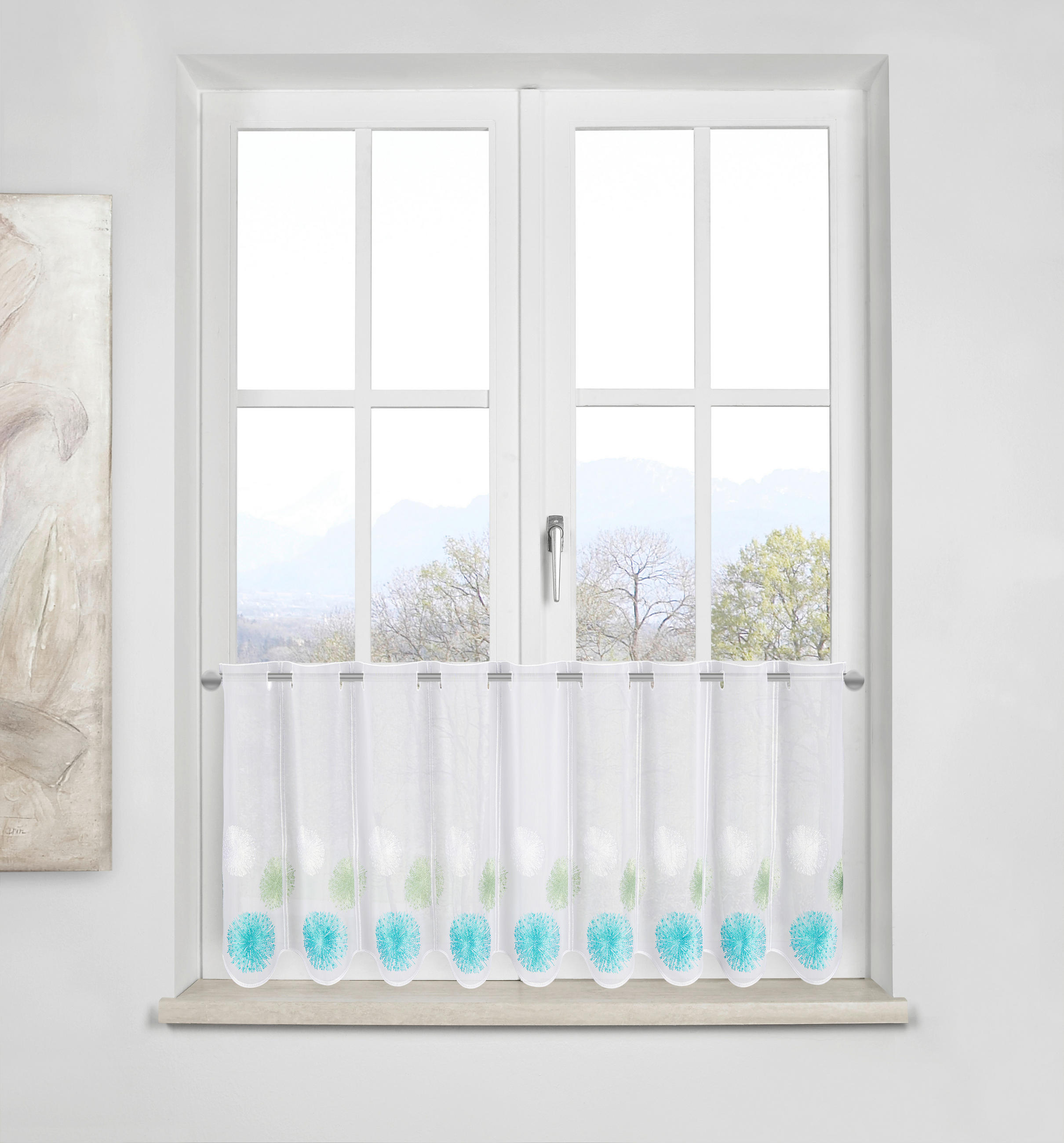 KURZGARDINE   140/45 cm   - Grün, Basics, Textil (140/45cm) - Esposa