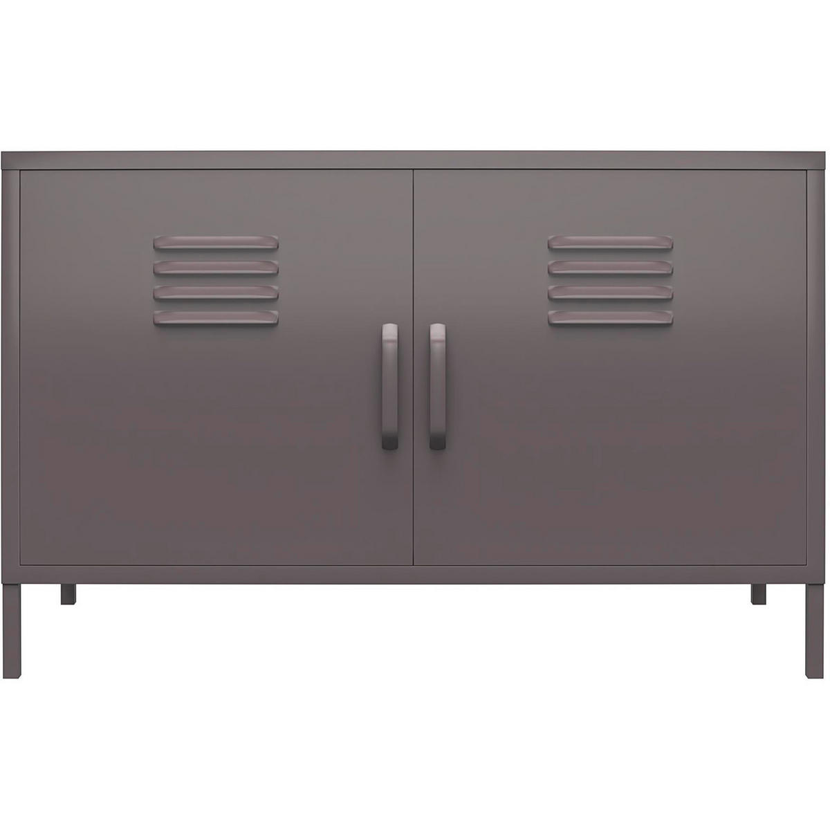 KOMMODE Bradford  in 98/63/39 cm  - Grau, Design, Metall (98/63/39cm) - MID.YOU