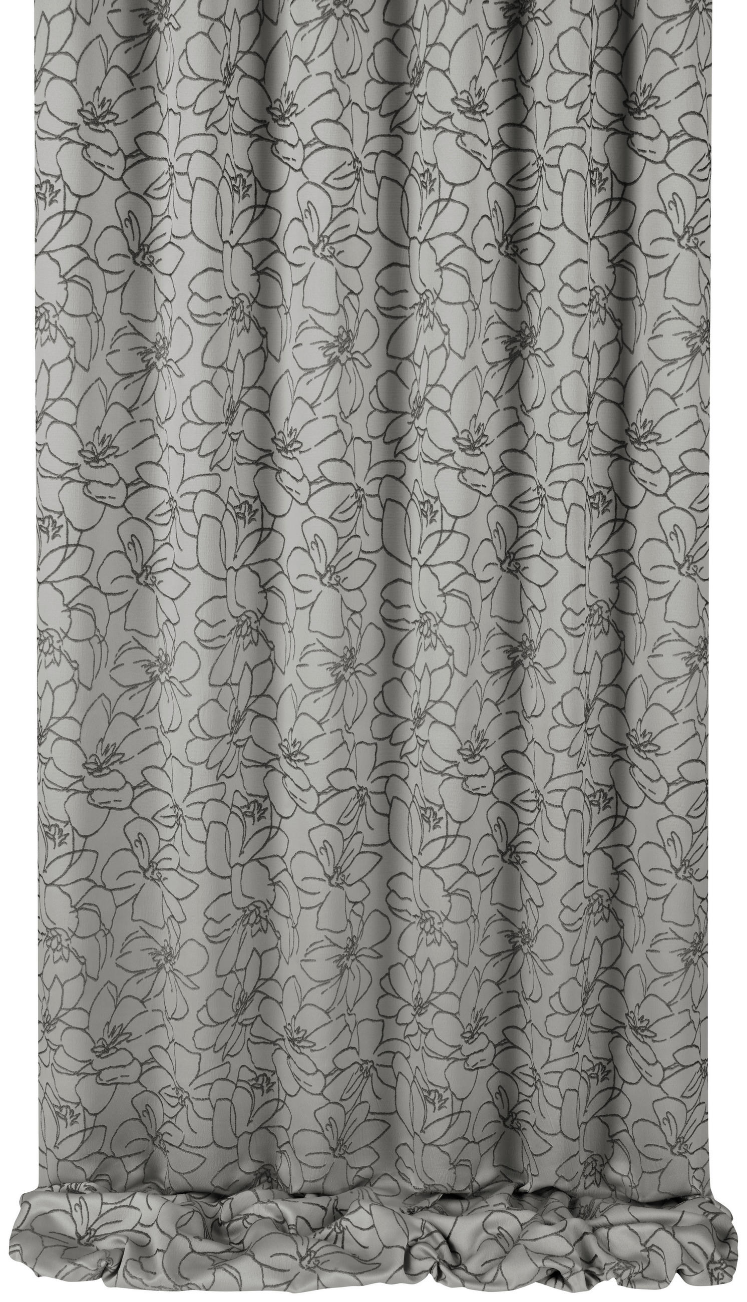DEKORAČNÁ LÁTKA, nepriehľadné, 150 cm - sivohnedá, Konventionell, textil (150cm) - Esposa