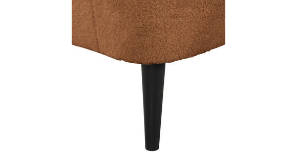 OHRENSESSEL Flachgewebe Rostfarben  - Rostfarben/Dunkelbraun, Design, Holz/Textil (72/104/85cm) - Carryhome