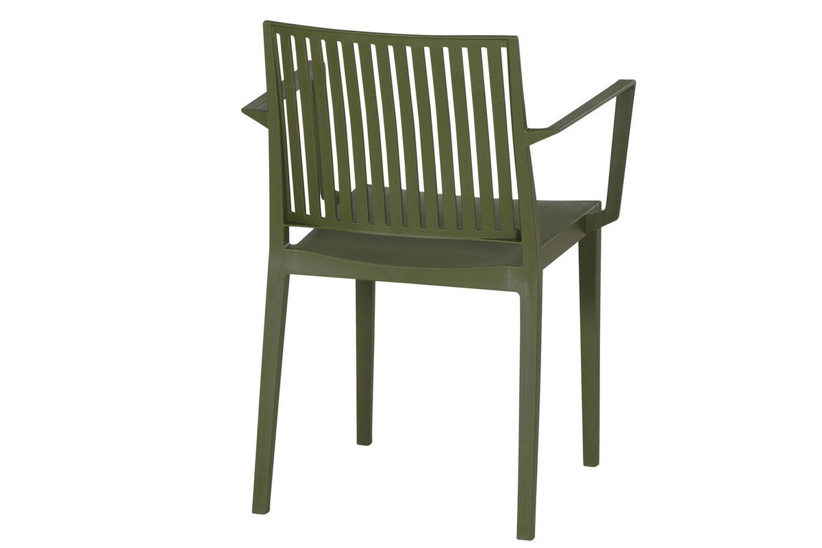 STAPELSTUHL in Kunststoff Grün  - Grün, Basics, Kunststoff (57/80/56cm) - Siena Garden
