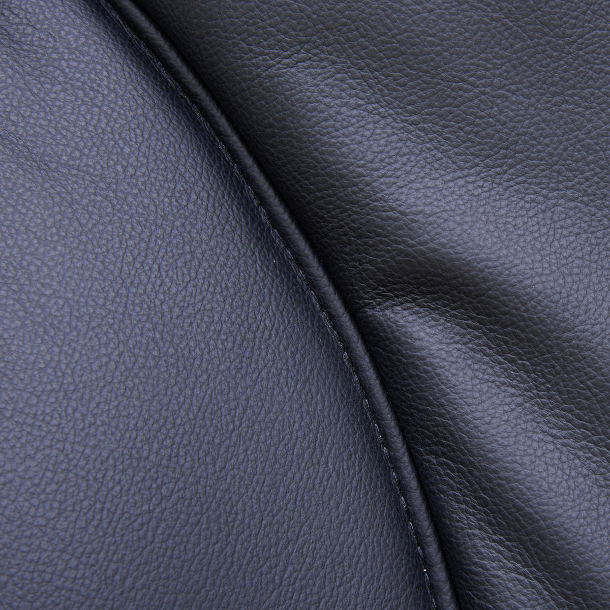 RELAXSESSEL in Leder Schwarz  - Edelstahlfarben/Schwarz, Design, Leder/Metall (75/106/88cm) - Dieter Knoll