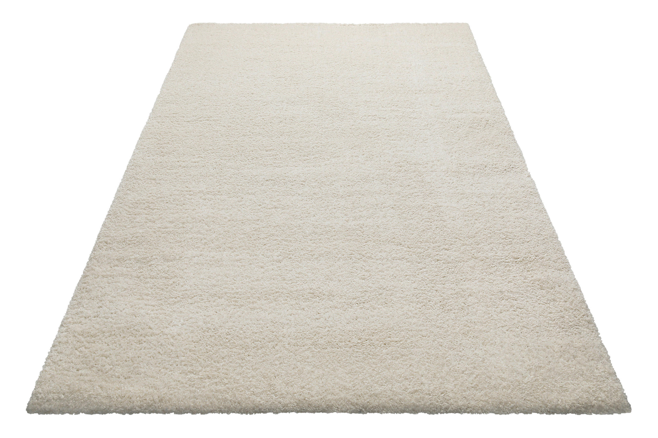 Thumbnail - Wecon Home Hochflorteppich Studio Zero, Beige, Textil, Uni, quadratisch, 200x200 cm, Textiles Vertrauen - Oeko-Tex®, für...