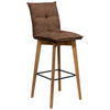 BARHOCKER in Hellbraun, Braun  - Hellbraun/Eichefarben, Natur, Holz (43/112/50cm) - Livetastic